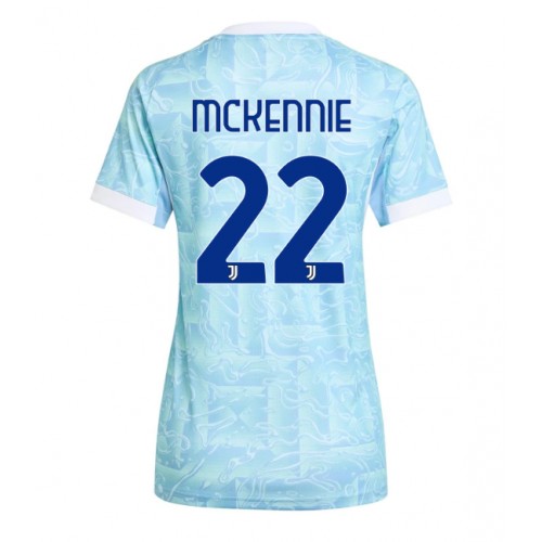 Juventus Weston McKennie #22 Bortatröja Dam 2025-26 Kortärmad Juventus Weston McKennie #22 Bortatröja Dam 2025-26 Kortärmad